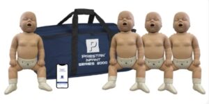 Maniquí Profesional Infantil Serie 2000 con Retroalimentación Avanzada de RCP, Paquete de 4